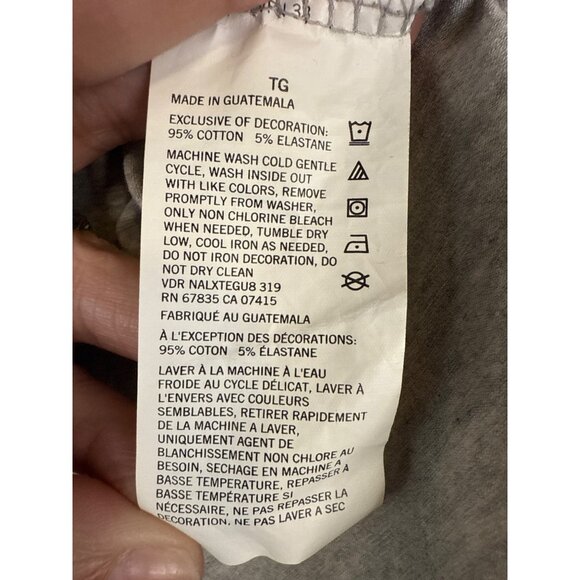 Nautica Gray Long-Sleeve Crewneck Performance Tee Lightweight Mens Shirt XL - Picture 10 of 11